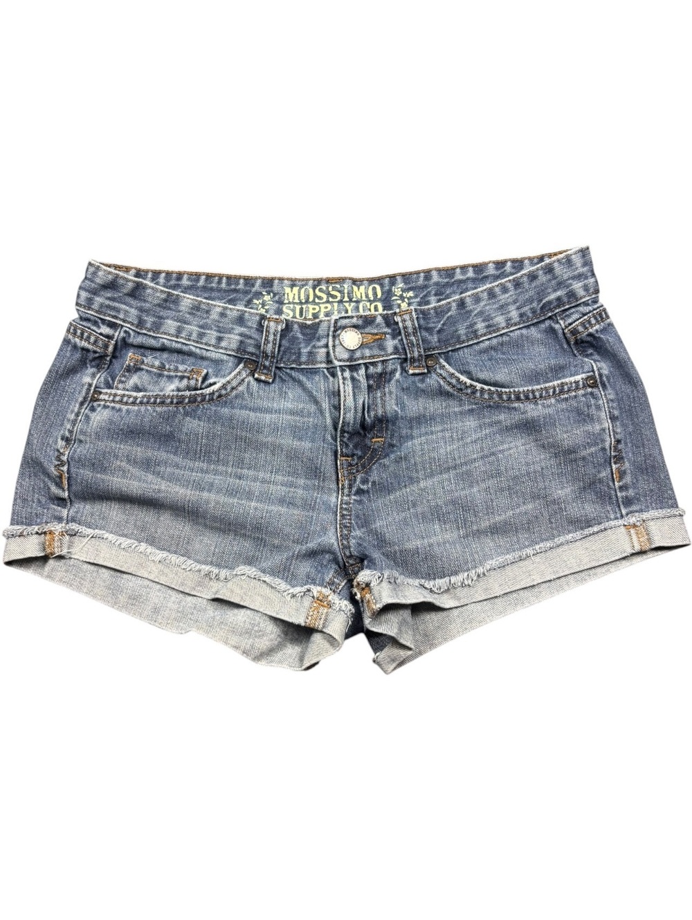 Mossimo Y2K Low Rise Cuffed Denim Shorts
